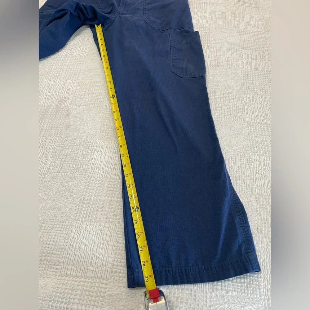 Carhartt Blue Cargo Pants Sturdy Workwear Essential, size Large
